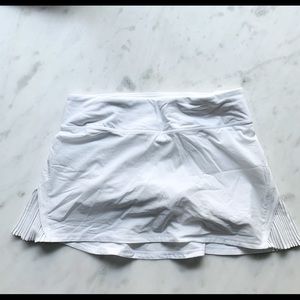 Lululemon White Tennis Skirt